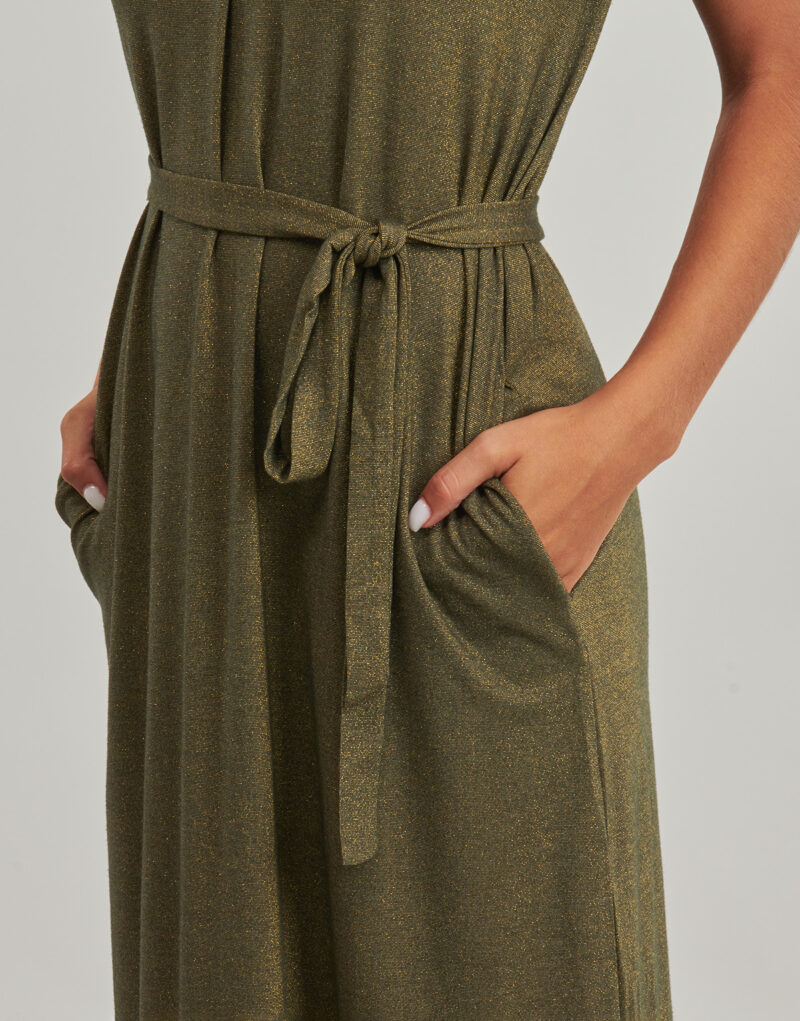 Abito   Vila  VILUXI   Kaki -   Abiti Lunghi Donna - 5