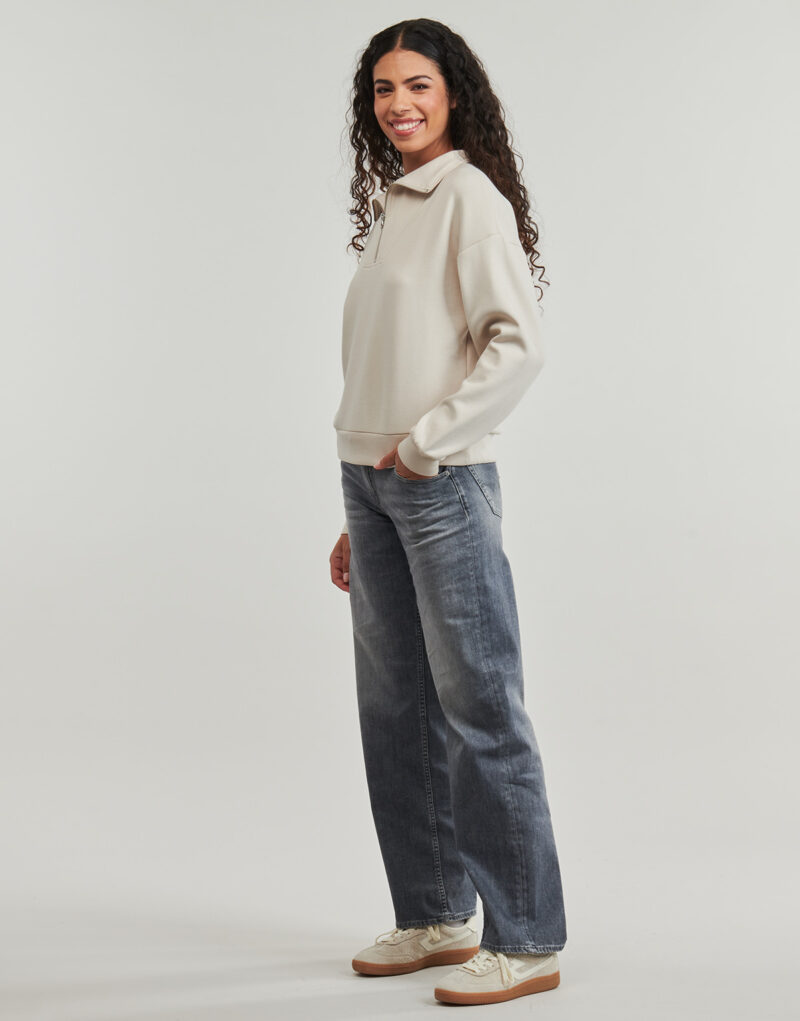 Sudaderas Only Sudadera de manga larga beige para mujer Play ONPLOUNGE HN - 3