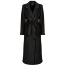 Manteau Guess LORENZA LONG Noir - Manteauelle Donna - 1