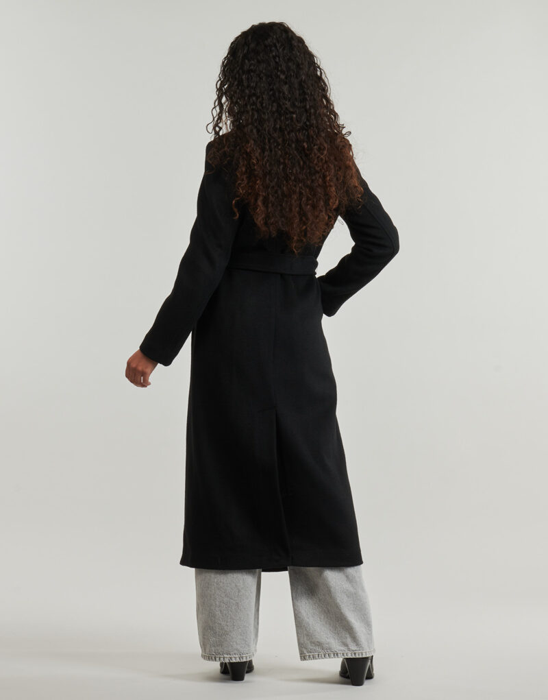 Manteau Guess LORENZA LONG Noir - Manteauelle Donna - 4