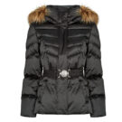 Doudoune Guess Vestes courtes noires pour femmes MARINA - 1