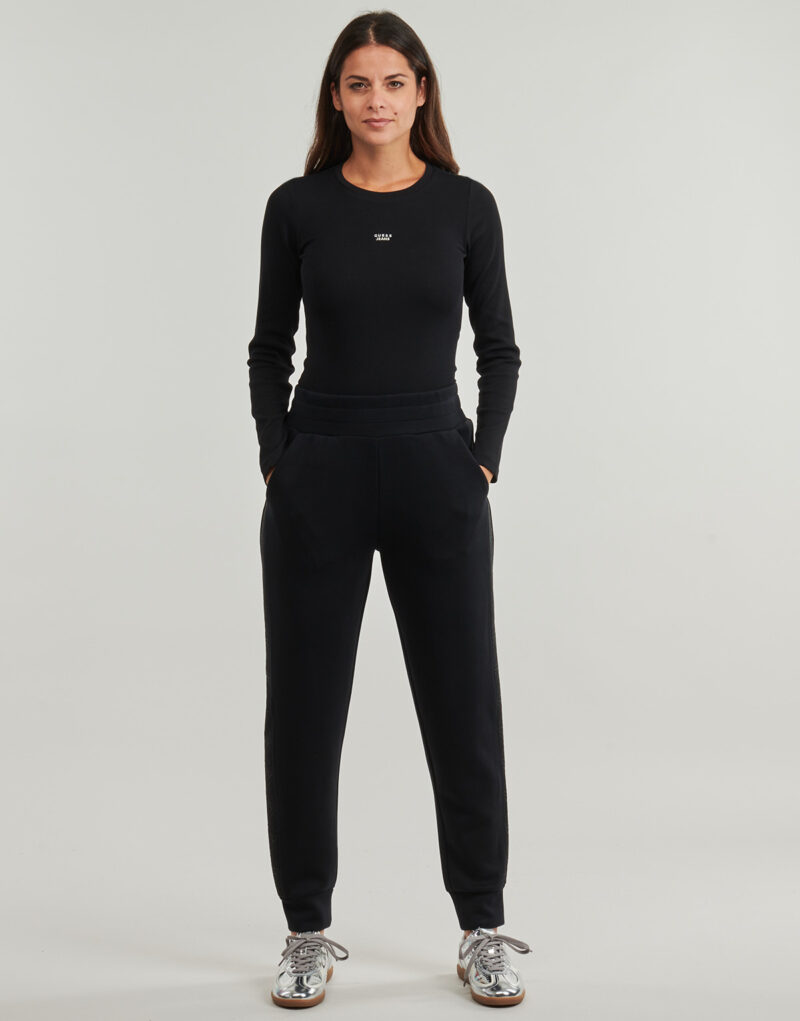 Pantaloni Sportivi Guess NEW VICTOIRE SCUBA Nero Pantaloni Sportivi Donna - 2