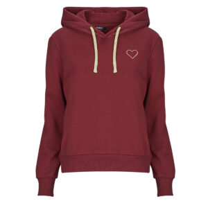 Felpe con cappuccio  Only  ONLNOLI  Bordeaux -  Felpe con cappuccio Abbigliamento Donna
