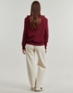 Felpe au cappuccio Only Sweat-shirts &agrave; capuche ONLNOLI Bordeaux pour femmes - 4