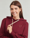Felpe au cappuccio Only Sweat-shirts &agrave; capuche ONLNOLI Bordeaux pour femmes - 5