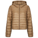 Duvet Only ONLTAHIA LW QUILTED HOOD Brown Women's Down Jackets - 1