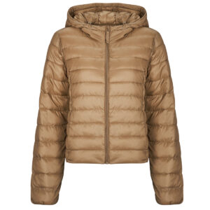 Piumino  Only  ONLTAHIA LW QUILTED HOOD  Marrone -   Piumini Donna