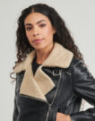 Giacca in pelle Only ONLDORA BONDED Nero Giacche in pelle Donna - 5