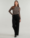 Jeans Flare Only ONLMADELINE HW WID POCKET Nero Jeans Flare Donna - 2