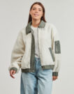 Giubbotto Only ONLSIENA TEDDY MIX JACKET Beige Giubbotti Donna - 2