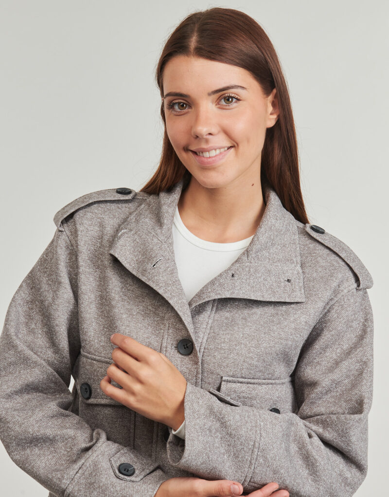 Mantella  Only  ONLSEDONA  Grigio -  Mantelle Donna - 5