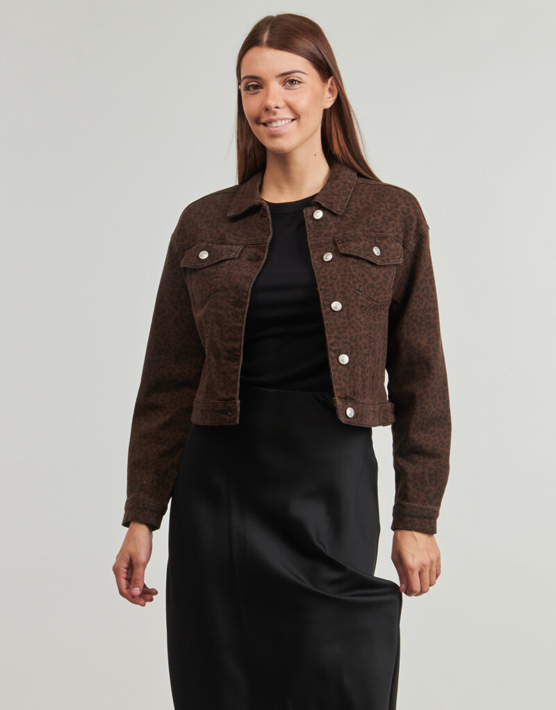 Giubbotto Only ONLANLIE-ANIMAL Marrone Giubbotti Donna - 2