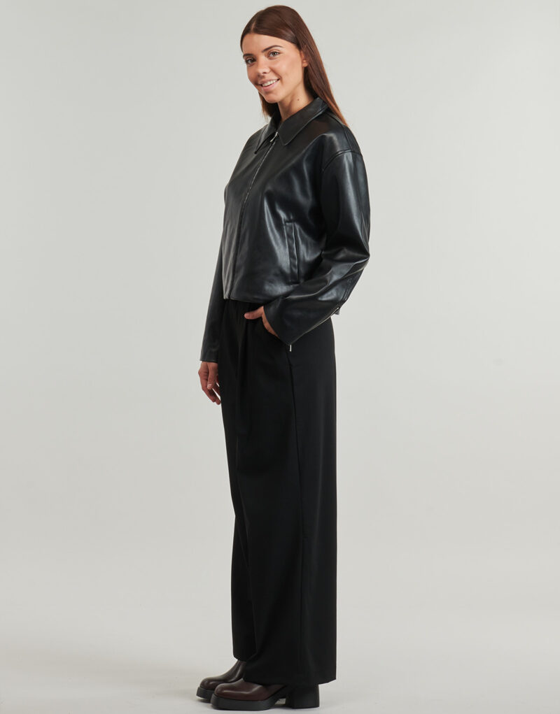 Giacca in pelle Only ONLNICKI FAUX LEATHER Nero Giacche in pelle Donna - 3