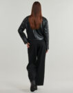 Giacca in pelle Only ONLNICKI FAUX LEATHER Nero Giacche in pelle Donna - 4