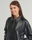 Giacca in pelle Only ONLNICKI FAUX LEATHER Nero Giacche in pelle Donna - 5