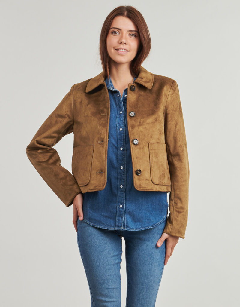 Giubbotto Only ONLTULIP LIFE FAUX SUEDE Marrone Giubbotti Donna - 2
