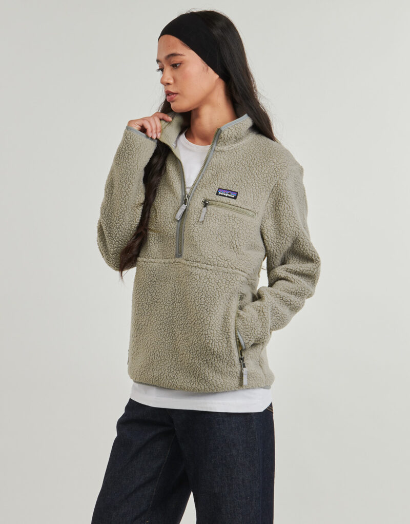 Felpa  Patagonia  W'S RETRO PILE MARSUPIAL  Grigio -  Felpe Donna - 3