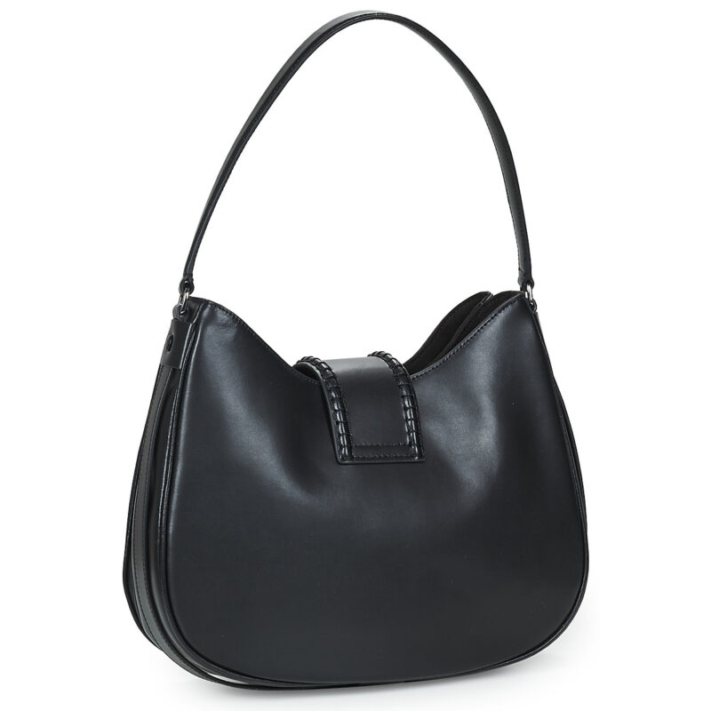 Emporio Armani HOBO M PLAIN LEATHER Nero Borse a spalla Donna - 2