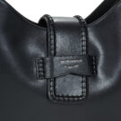 Emporio Armani HOBO M PLAIN LEATHER Nero Borse a spalla Donna - 4