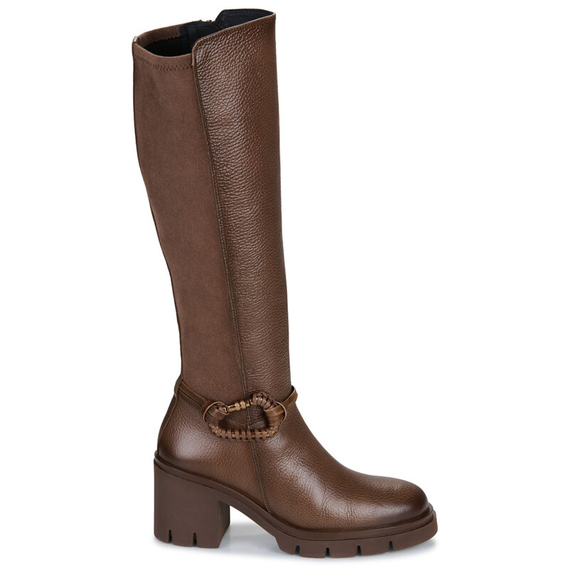 Hispanitas Botas de tac&oacute;n marrones ZURICH para mujer - 2