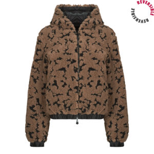 Piumino  Emporio Armani EA7  TRAIN GRAPHIC SERIES W REVERSIBLE JACKET MEDIUM PADDED -  Marrone -   Piumini Donna