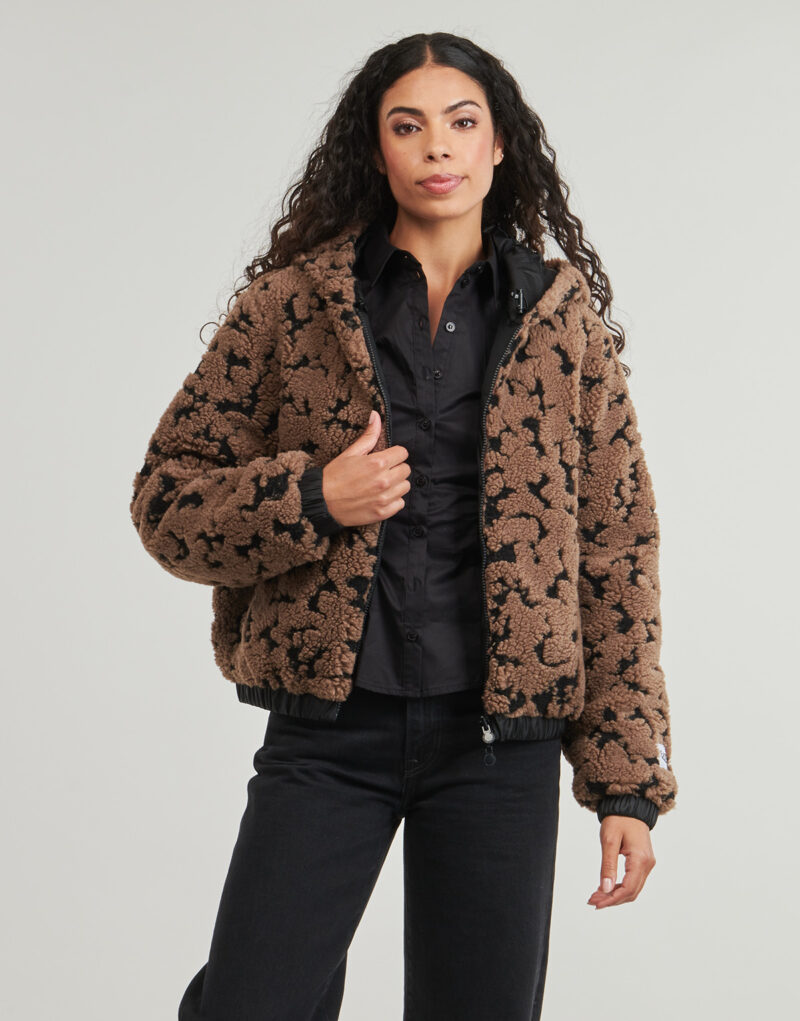 Piumino Emporio Armani EA7 TRAIN GRAPHIC SERIES W REVERSIBLE JACKET MEDIUM PADDED - Marrone Piumini Donna - 2