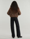 Piumino Emporio Armani EA7 TRAIN GRAPHIC SERIES W REVERSIBLE JACKET MEDIUM PADDED - Marrone Piumini Donna - 4