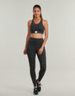 Collant Emporio Armani EA7 TRAIN SPORTY 4EVER W LEGGINGS - TRAIN SPORTY 4EVER W LEGGINGS Grigio Collant Donna - 2