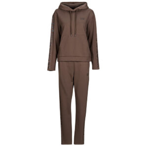 Tuta  Emporio Armani EA7  TRAIN TRACKSUIT W HO RN CH EXTENDED LOGO BR - TRAIN TRACKSUIT W  Marrone -   Tuta Donna