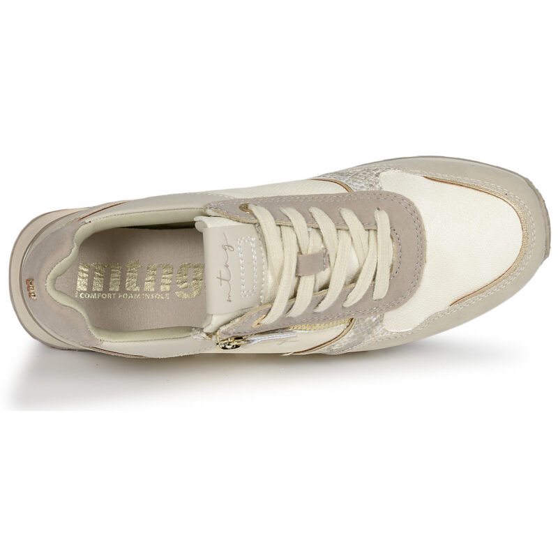 MTNG 60391 Beige Baskets bas Femmes - 6