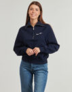 Felpe Tommy Hilfiger CLASSIC SCRIPT FLEECE HALF-ZIP Blu Felpe Donna - 2