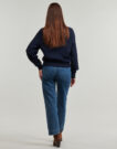 Felpe Tommy Hilfiger CLASSIC SCRIPT FLEECE HALF-ZIP Blu Felpe Donna - 4