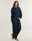 Felpe Tommy Hilfiger CLASSIC SCRIPT TERRY SWEATSHIRT Blu Felpe Donna - 3