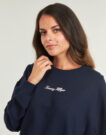 Felpe Tommy Hilfiger CLASSIC SCRIPT TERRY SWEATSHIRT Blu Felpe Donna - 5