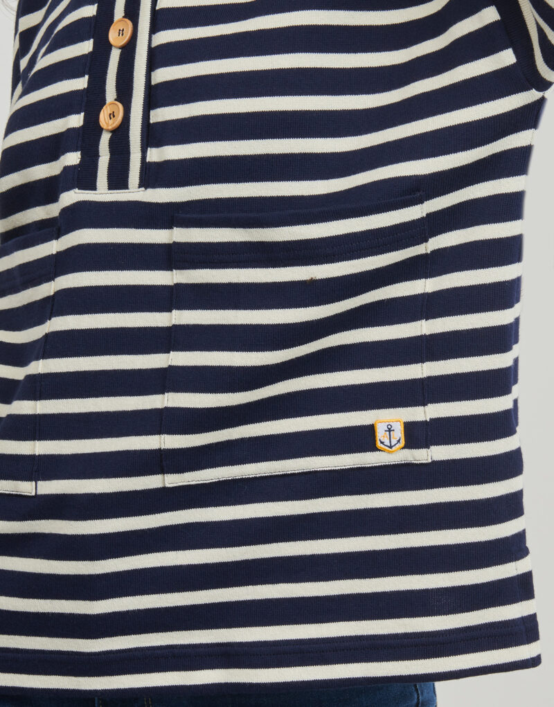 Camicetta  Armor Lux  MARNIERE TUNISIENNE HERITAGE  Marine -  Camicette Donna - 5