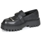 Replay  NUMB FRINGE  Nero -  Mocassini Donna - 4