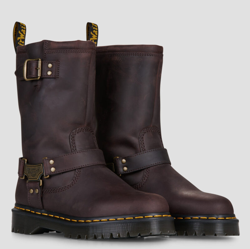 Dr. Martens ANISTONE HI PULL ON BOOT Marrone Stivali bassi Donna - 2