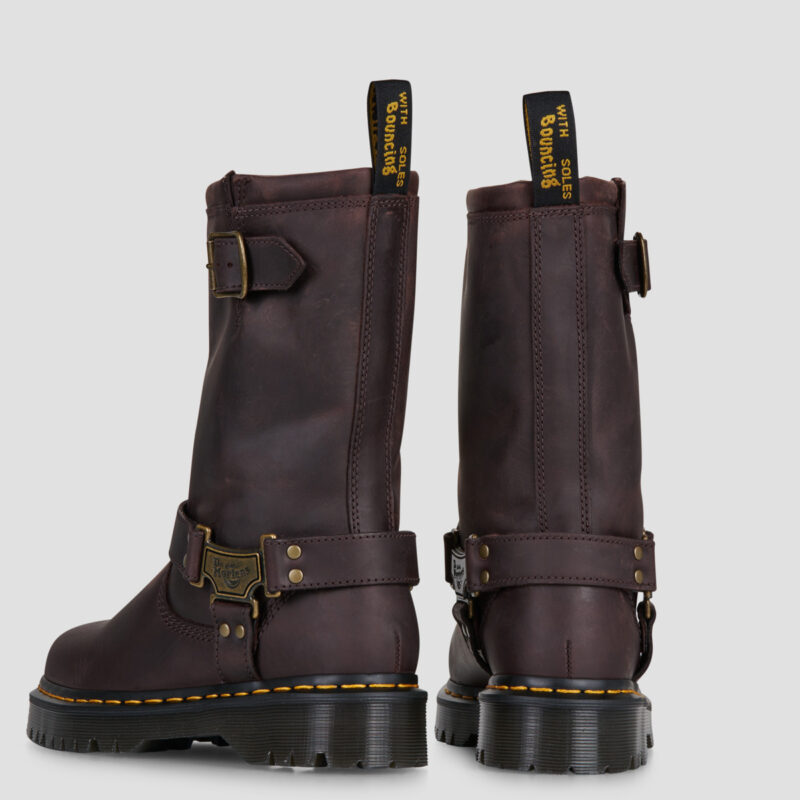 Dr. Martens ANISTONE HI PULL ON BOOT Marrone Stivali bassi Donna - 3