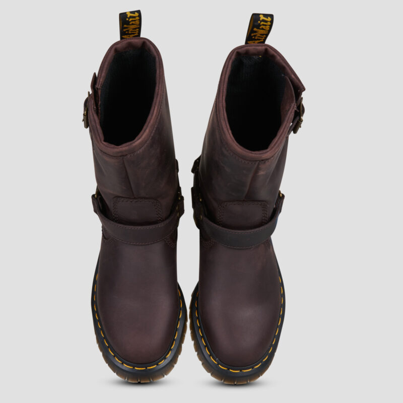 Dr. Martens ANISTONE HI PULL ON BOOT Marrone Stivali bassi Donna - 5