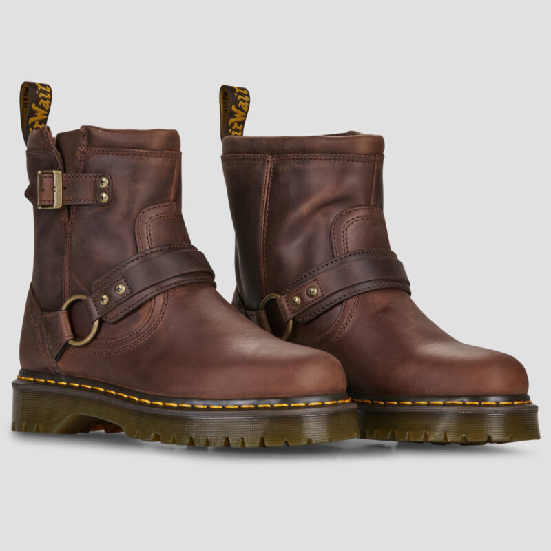 Dr. Martens  ANISTONE HARNESS  Marrone -  Stivaletti Donna - 2