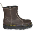 Dr. Martens ZebZag Rigger Rigger Boot Dark Brown Wyoming Marrone Stivaletti Donna - 2
