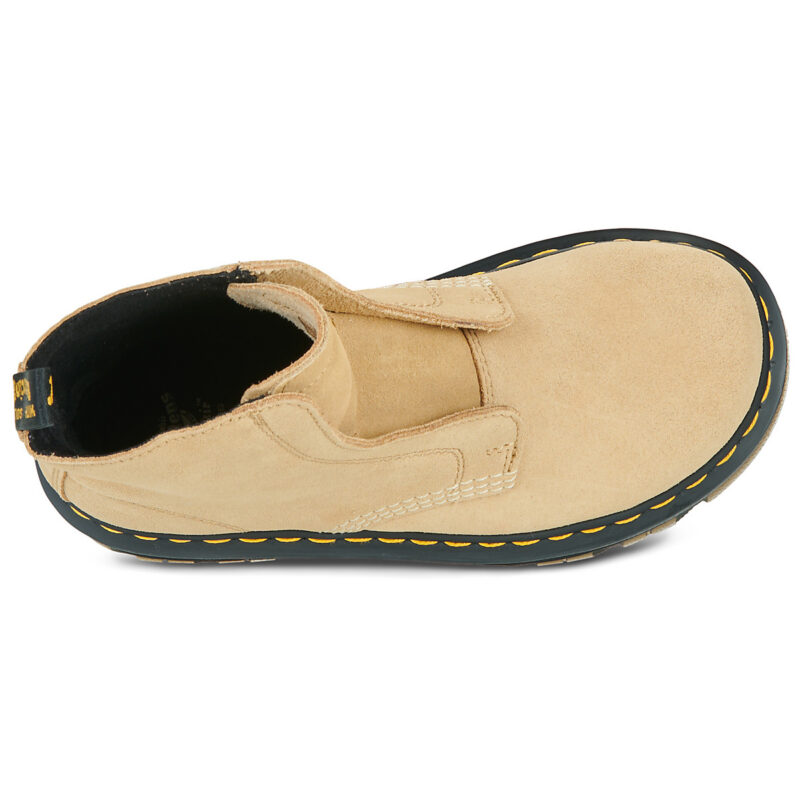 Dr. Martens ZebZag Lace Less Laceless Boot Savannah Tan EH Suede Beige Stivaletti Donna - 6