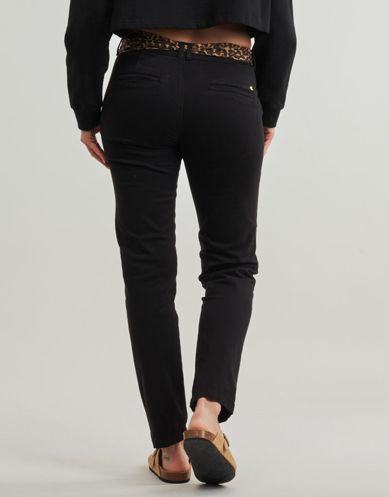 Pantalone Chino Le Temps des Cerises KRISTIN CHINO Nero Pantaloni Chino Donna - 4