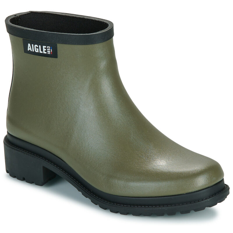 Aigle FULFEEL LOW Khaki Rain Boots Women - 1