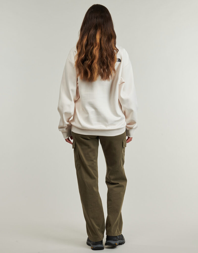 Sweat &agrave; capuche oversize The North Face W Essential blanc pour femme - Taille 4