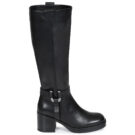Unisa JINSO Black Heeled Boots Women - 2