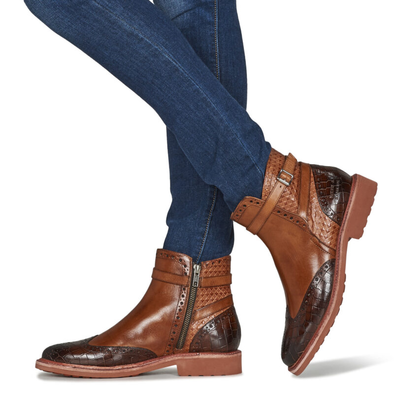Melvin & Hamilton SELINA 25 Marrone Stivaletti Donna - 8