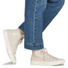Converse  CHUCK TAYLOR ALL STAR LEATHER  Beige -  Sneakers alte Donna - 8
