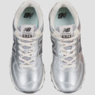 Baskets basses New Balance 574 argent&eacute;es pour femme - Pointure 5