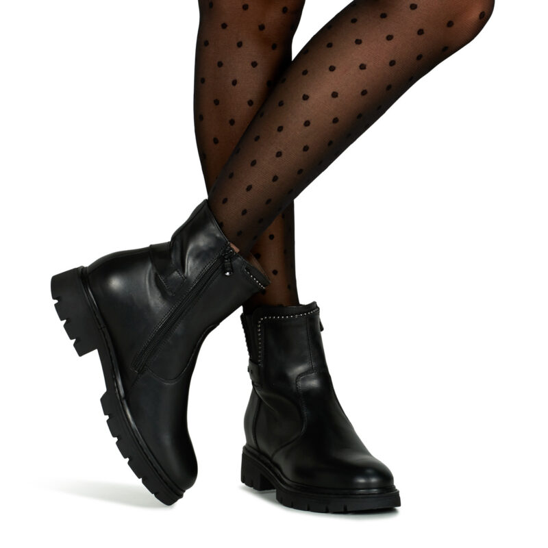 Schwarze Damen-Ankle-Boots von NeroGiardini (I514769D-100) &ndash; Gr&ouml;&szlig;e 8